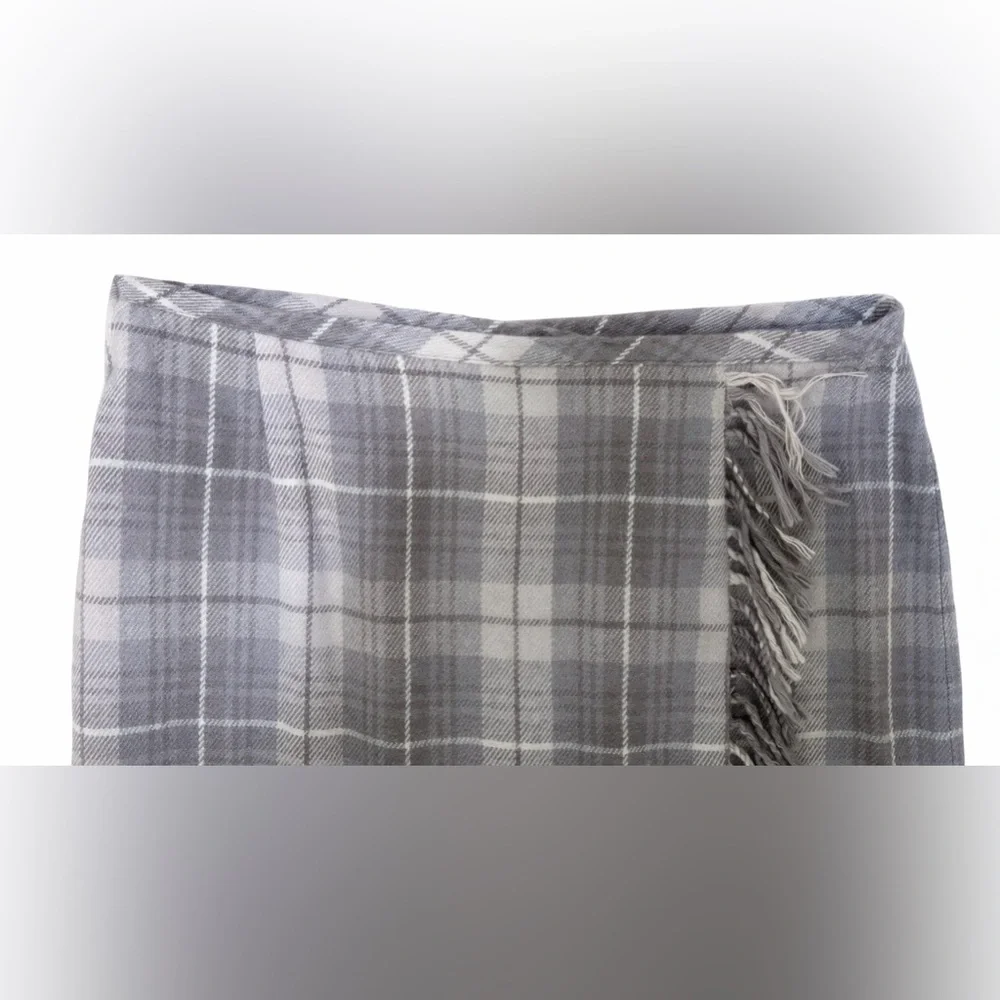 Norton McNaughton Charcoal Checkered Maxi Skirt - Picture 6 of 9